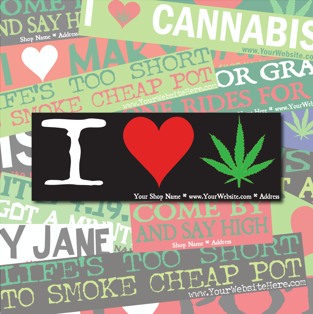 Dispensary Customizable Sticker Templates – StickerJunkie.com