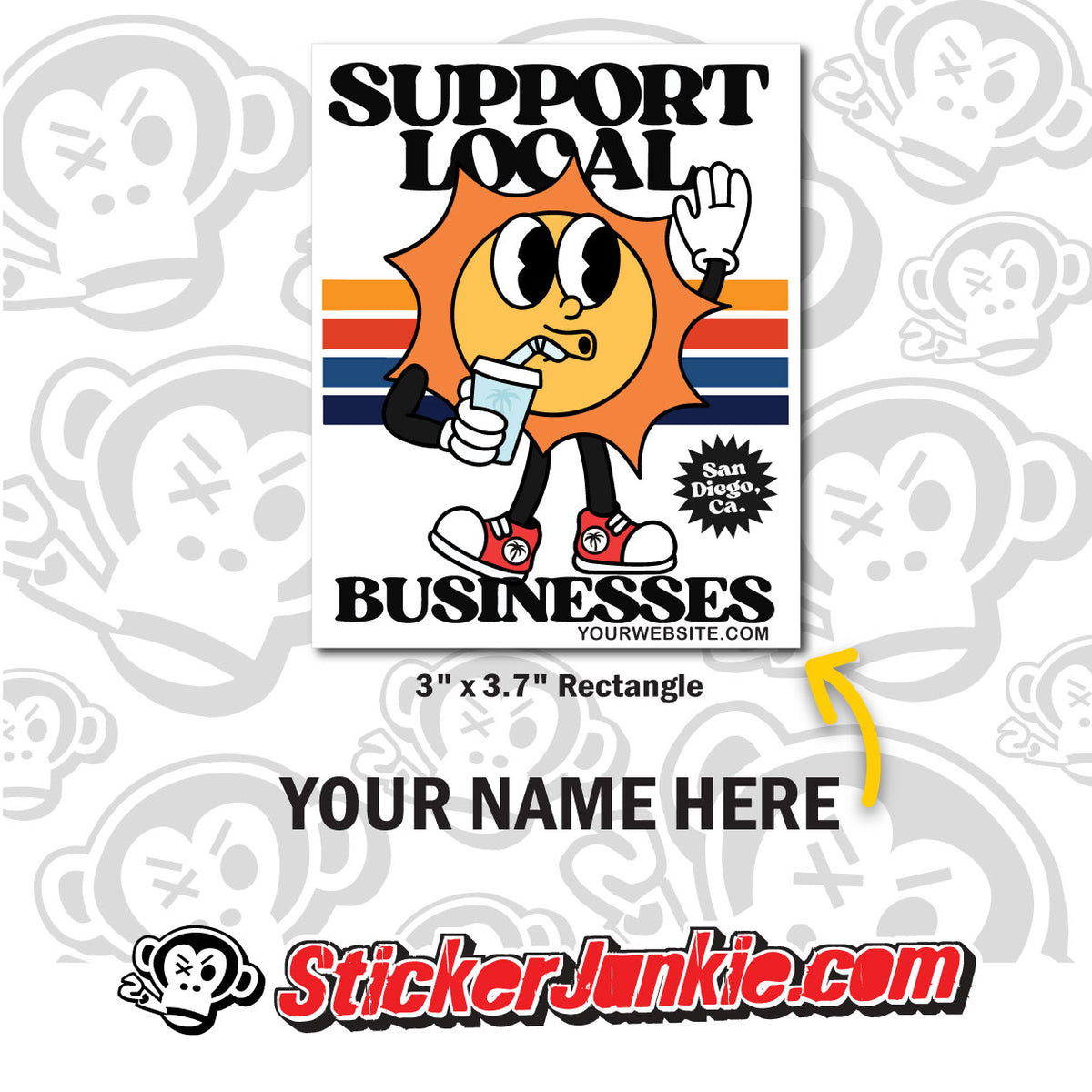 Project Support Sticker Make your own stickers at StickerJunkie.com!